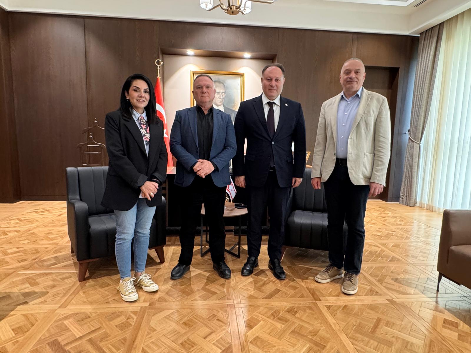 KTGB MECLİS BAŞKANI ÖZTÜRKLER’İ ZİYARET ETTİ